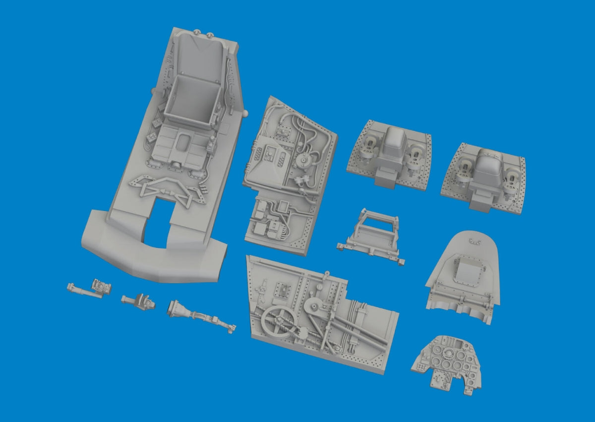Eduard 672388 Bf 109G-10 cockpit PRINT EDUARD 1/72 – immagine 3