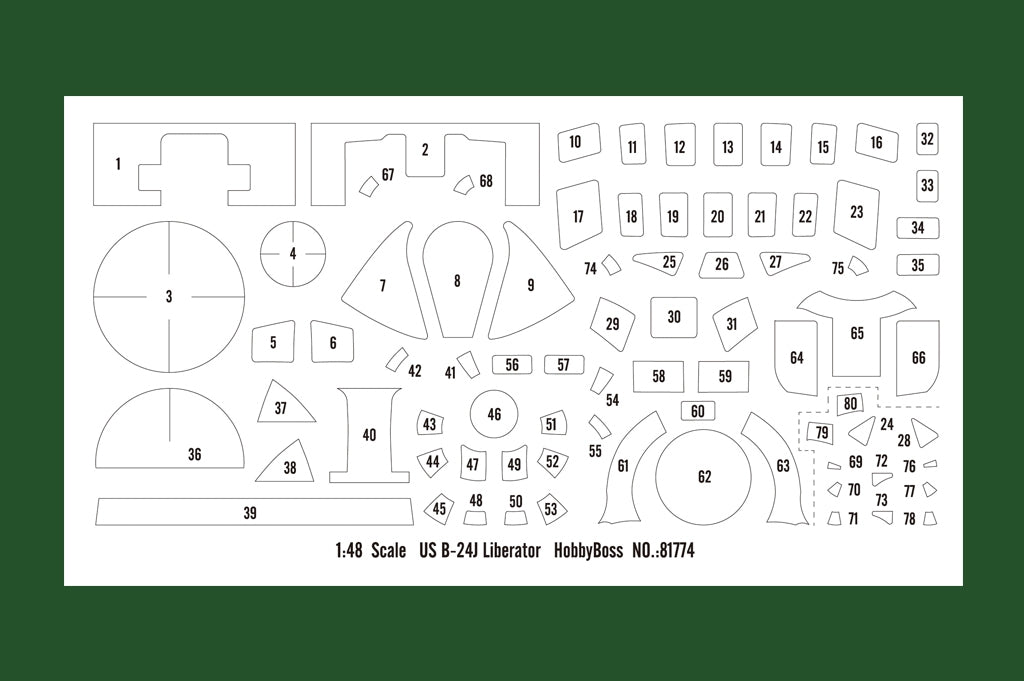 Hobby Boss 81774 Consolidated B-24J Liberator 1/48 – imagen 6