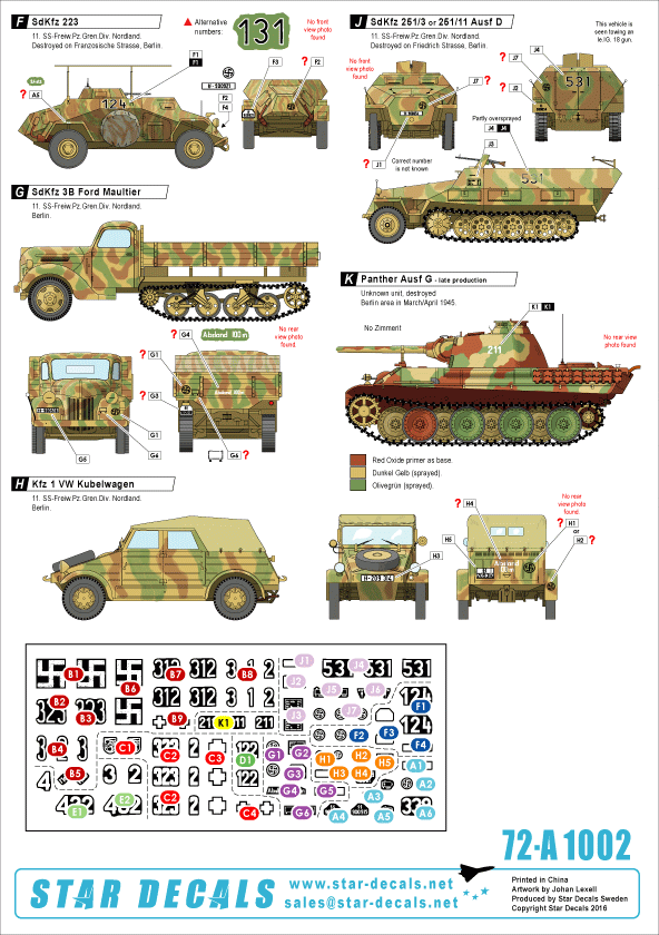 Star Decals 72-A1002 Battle for Berlin 45 # 2 1/72 – imagen 2