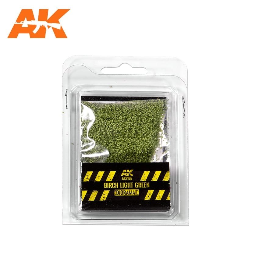 AK Interactive AK8155 BIRCH LIGHT GREEN LEAVES 28MM 1/72