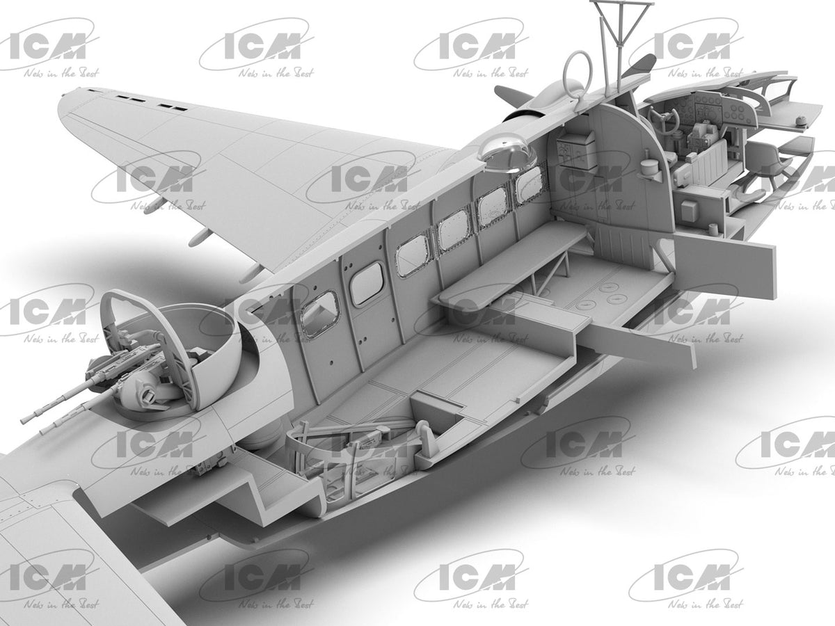 ICM 48331 Lockheed Hudson Mk. III WWII British Reconnaissance Bomber 1/48 – Bild 3
