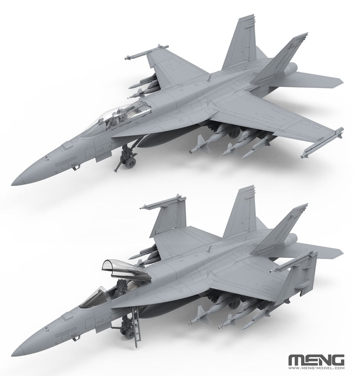 Meng LS023 Boeing F/A-18 E Super Hornet - Golden Dragons 1/48 – Bild 6