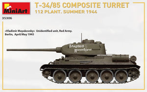 TOURELLE COMPOSITE MiniArt 35306 T-34/85. 112 USINE. ÉTÉ 1944 1/35 – image 17