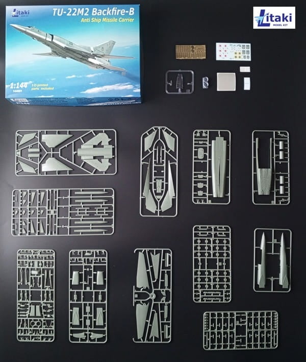 Litaki 144001 Tu-22M2 Backfire-B Porte-missiles antinavire 1/144 – image 2
