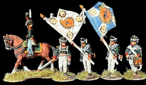 Hat 8352 Napoleonic Russian Infantry - Command (28 Figures) 1/72