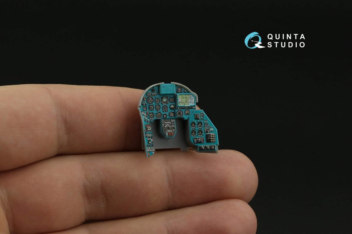 Quinta Studio QD48356 Mi-24D 3D-Printed &amp;amp; coloured Interior on decal paper (Trumpeter) 1/48 – immagine 9