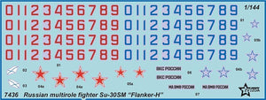 Zvezda 7436 Russian Su-30SM Flanker H 1/144 – immagine 4
