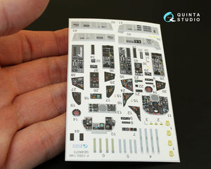 Quinta Studio QD48073 F-105G 3D-Printed &amp;amp; coloured Interior on decal paper (for HobbyBoss kit) 1/48 – immagine 4