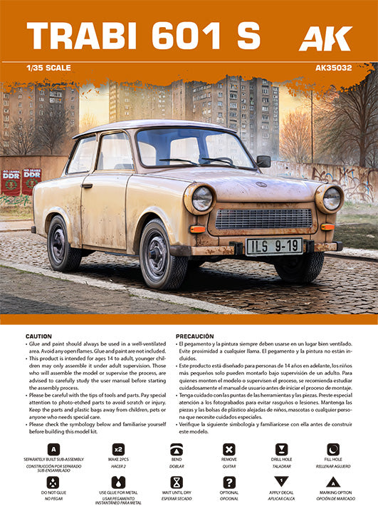AK-Interactive 35032-A Trabi 601 S with Civilian Driver Figure 1/35 – image 4