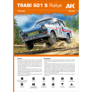 AK-Interactive 35034-A Trabi 601 Rallye with Rallye Driver Figure 1/35 – Bild 6