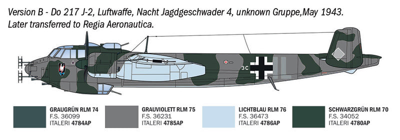 Italeri 91266 Dornier Do-217 J-1 / J-2 Nachtjaeger 1/72 – image 7