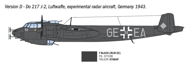 Italeri 91266 Dornier Do-217 J-1 / J-2 Nachtjaeger 1/72 – image 9