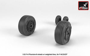 Armory Models AW32307 F-4 Phantom-II wheels w/ weighted tires, mid 1/32 – Bild 3