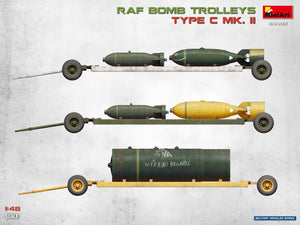 MiniArt 50002 RAF Bomb Trolleys Type C Mk. II 1/48 – immagine 2