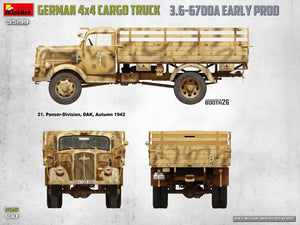 MiniArt 35199 German 3t 4x4 Cargo Truck 3.6-6700A 1/35 – Bild 7