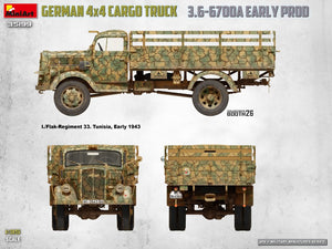 MiniArt 35199 German 3t 4x4 Cargo Truck 3.6-6700A 1/35 – Bild 8