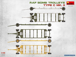 MiniArt 50002 RAF Bomb Trolleys Type C Mk. II 1/48 – immagine 10