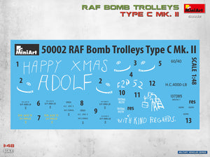MiniArt 50002 RAF Bomb Trolleys Type C Mk. II 1/48 – immagine 5