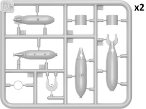 MiniArt 50002 RAF Bomb Trolleys Type C Mk. II 1/48 – immagine 6