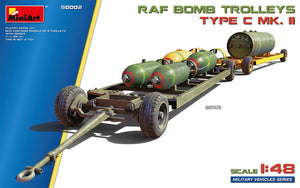 MiniArt 50002 RAF Bomb Trolleys Type C Mk. II 1/48