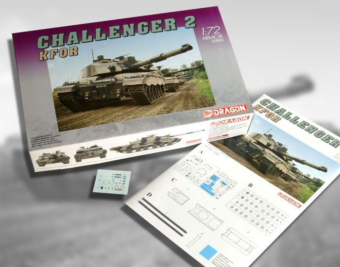 Dragon 7222 CHALLENGER II KFOR 1/72 – Bild 4