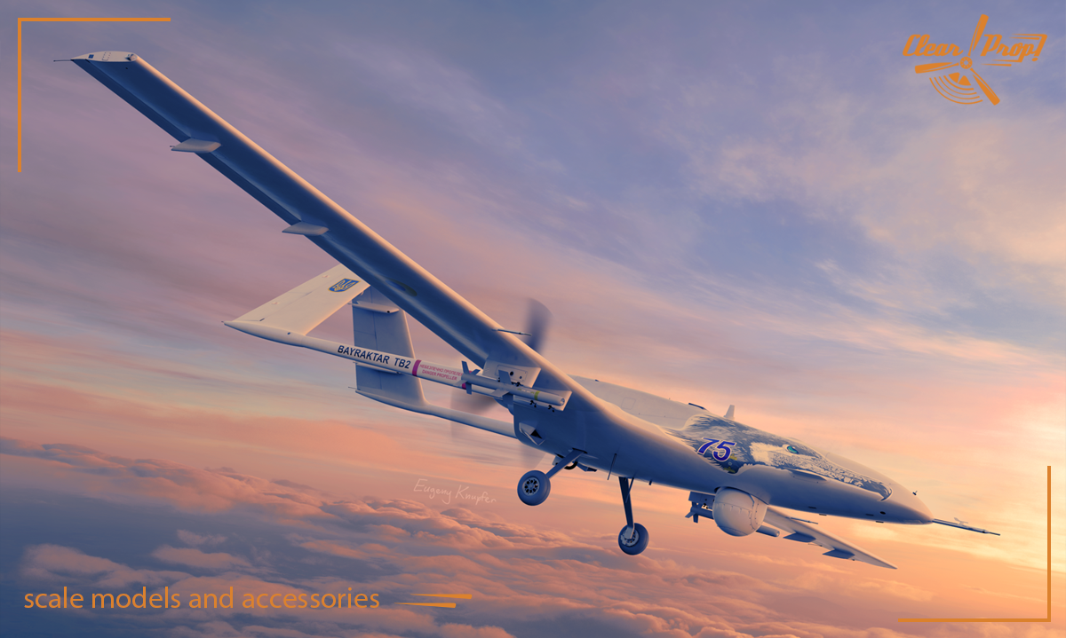 Clear Prop! CP3503 TB.2 UAV Ukrainian Navy STARTER KIT 1/35 – immagine 3