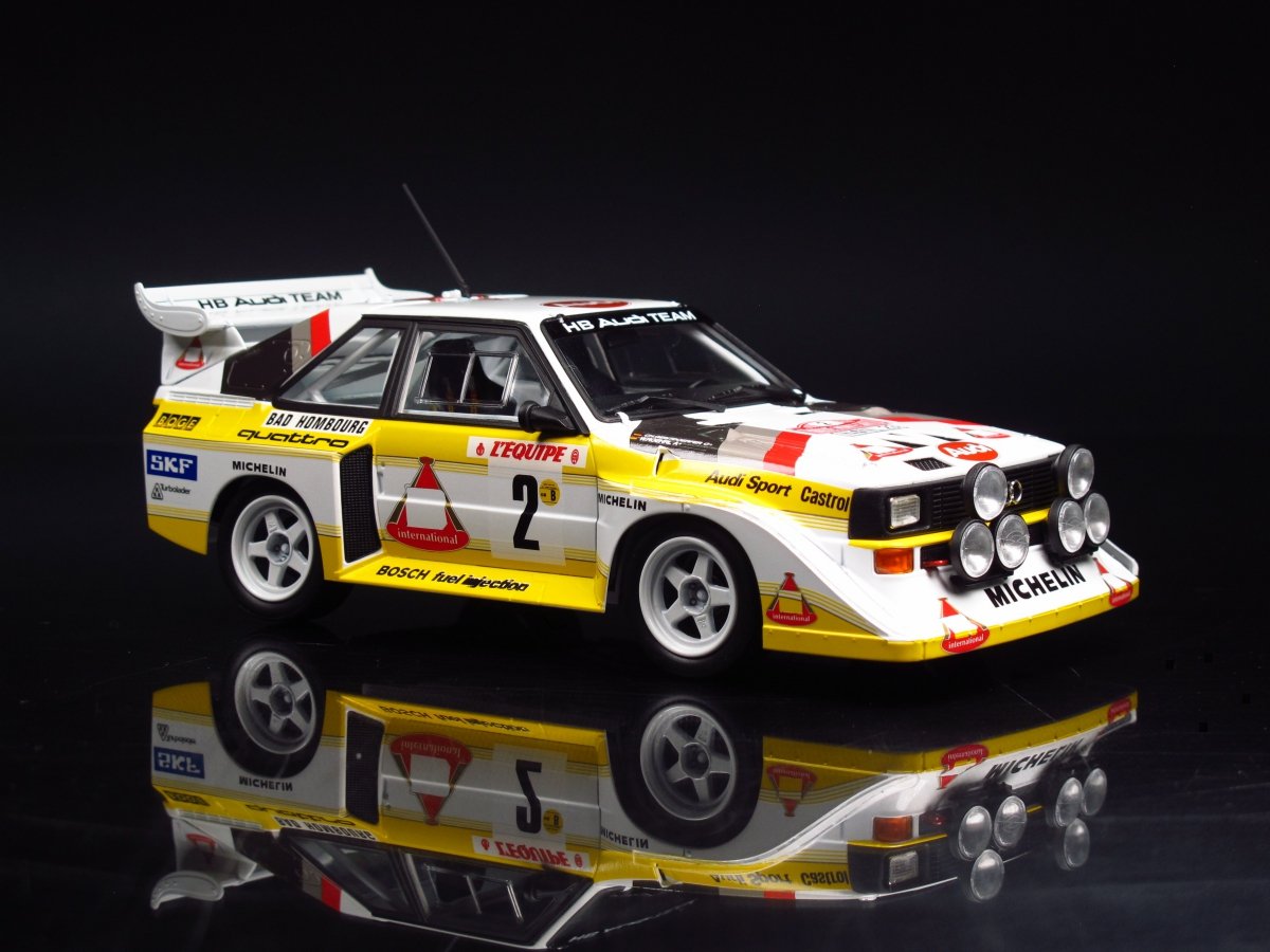 Beemax 24017 Audi Sport Quattro S1 [E2] 1986 Monte Carlo Rally Version 1/24 – immagine 3