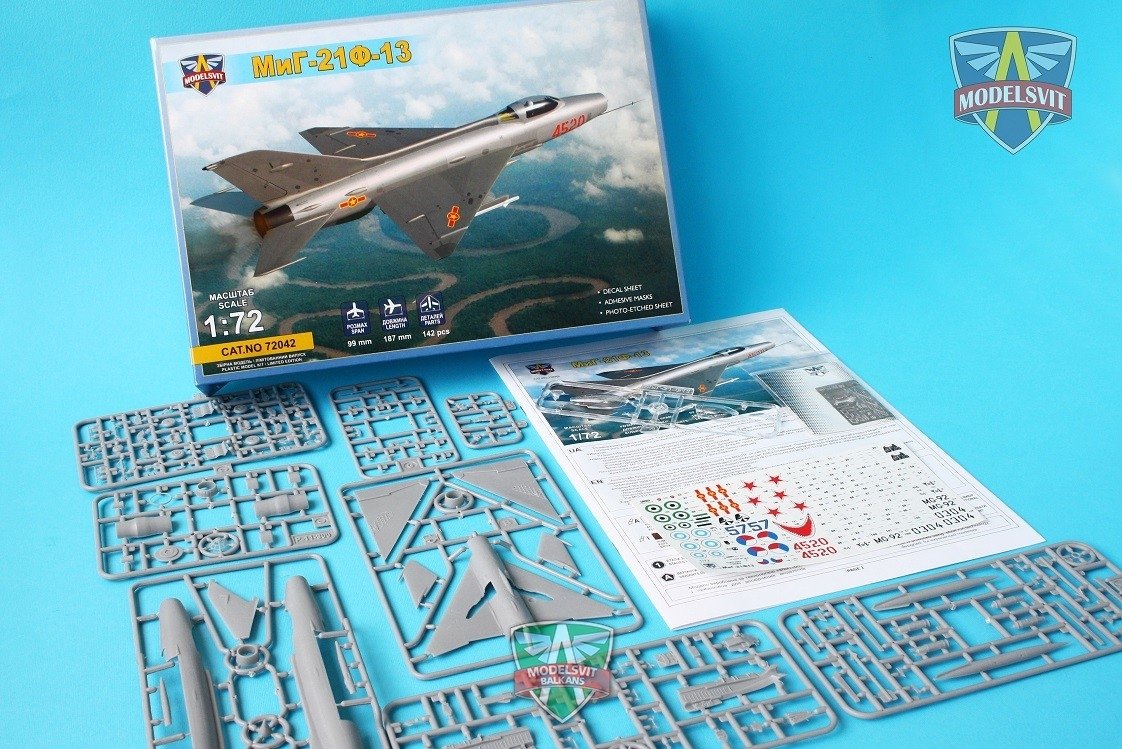 Modelsvit 72042 MiG-21 F-13 Supersonic jet fighter 1/72 – Bild 2