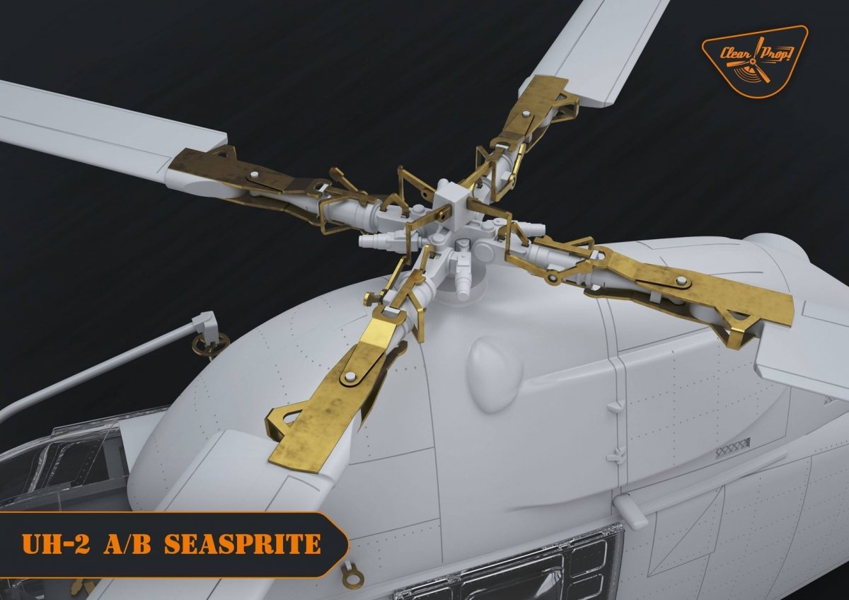 Hélice transparente ! Kit avancé CP72002 UH-2 A/B Seasprite ADVANCED au 1/72 – image 7