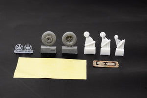 Eduard 6481090 F4F-4 wheels late ACADEMY 1/48 – immagine 3