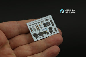 Quinta Studio QD32202 Macchi MC.202 Folgore Late Intérieur imprimé en 3D et coloré sur papier décalque (Italeri) 1/32  – image 13