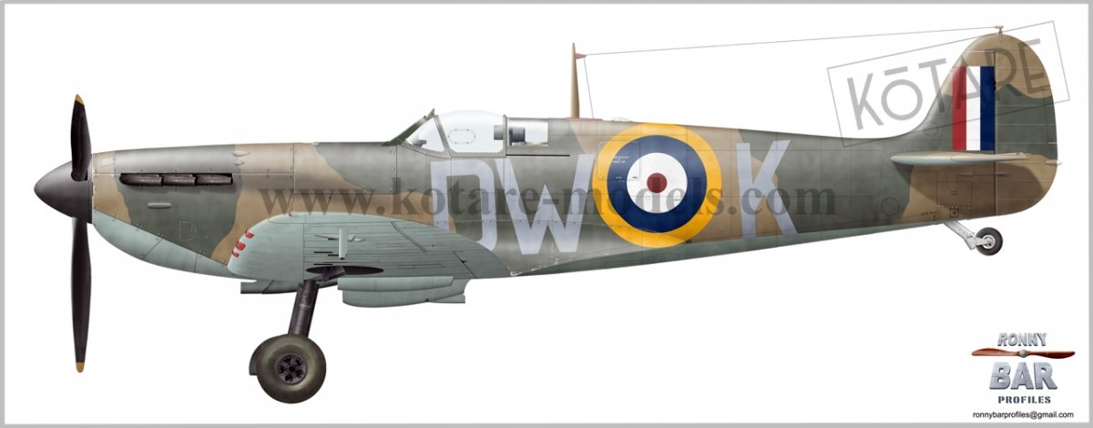 Kotare K32001 Spitfire Mk.Ia Mid. 1/32 – immagine 4