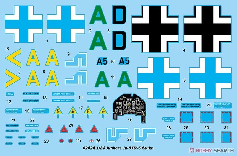 Trumpeter 02424 Junkers Ju-87D-5 Stuka 1/24 – Bild 13
