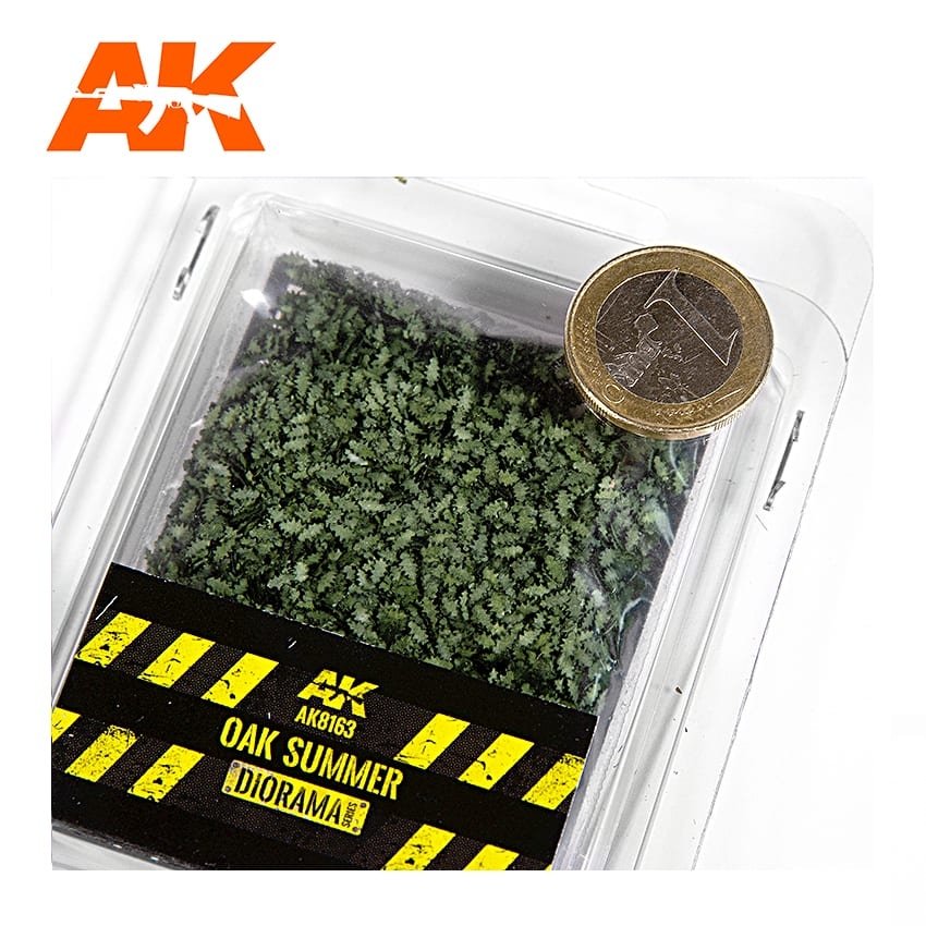 AK Interactive AK8163 OAK SUMMER LEAVES 75MM / 90MM 1/32 1/35 – imagen 2