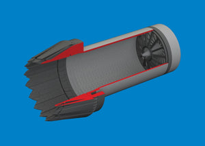 Eduard 6481087 F-35C exhaust nozzle PRINT TAMIYA 1/48 – Bild 4