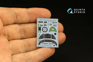 Quinta Studio QD48312 Gloster Gladiator MKII 3D-Printed &amp;amp; coloured Interior on decal paper (Roden) 1/48 – immagine 3