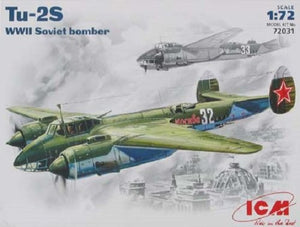 ICM 72031 Tu-2S WWII Soviet Bomber 1/72