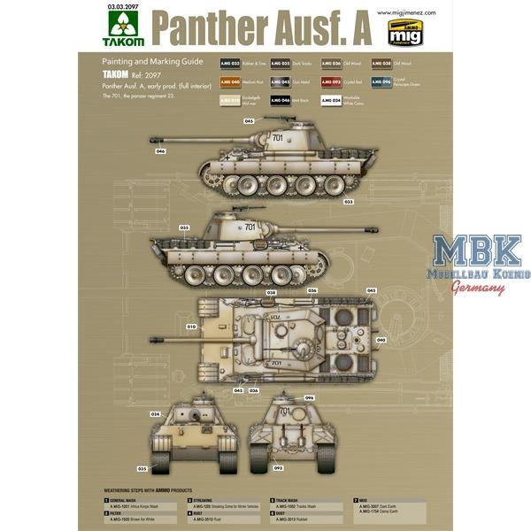 Das Werk DW35009 Panther Ausf.A early 1/35 – imagen 5