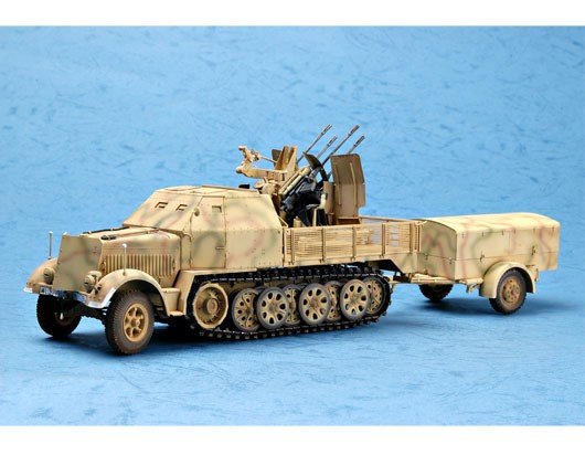 Trumpeter 01524 Allemand 2 cm Flakvierling 38 auf Selbstfahrlafette (1/35) – image 2