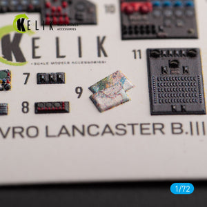 KELIK K72158 AVRO LANCASTER B.III - décalcomanies 3D intérieures pour maquette Airfix au 1/72 – image 4