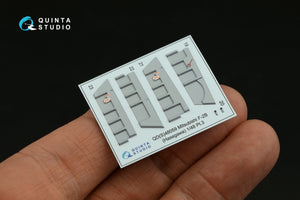 Quinta Studio QDS-48059 Mitsubishi F-2B 3D-Printed coloured Interior on decal paper (Hasegawa) (small version) 1/48 – immagine 7