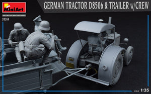 MiniArt 35314 GERMAN TRACTOR D8506 &amp;amp; TRAILER w/CREW 1/35 – imagen 4