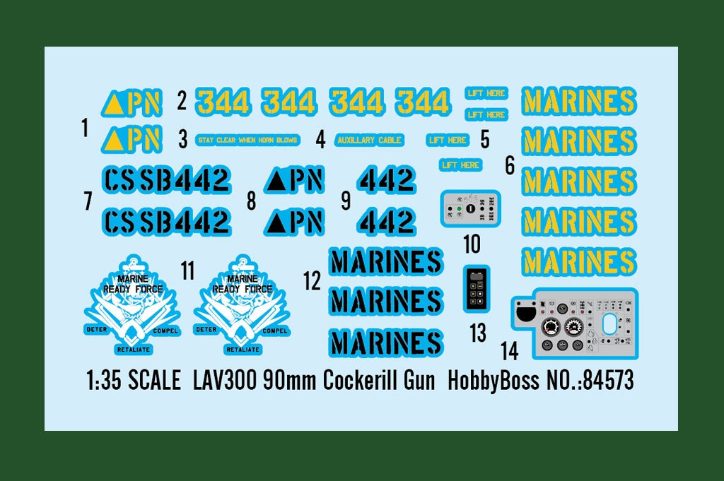 Hobby Boss 84573 LAV300 90mm Cockerill Gun 1/35 – immagine 3