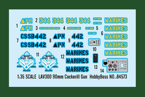 Hobby Boss 84573 LAV300 90mm Cockerill Gun 1/35 – immagine 3