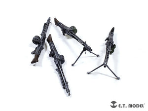 E.T. Model P35-218 Modern German Mg3 Machinegun &amp;amp; Ammo Box ( 3D Print ) 1/35 – zdjęcie 2