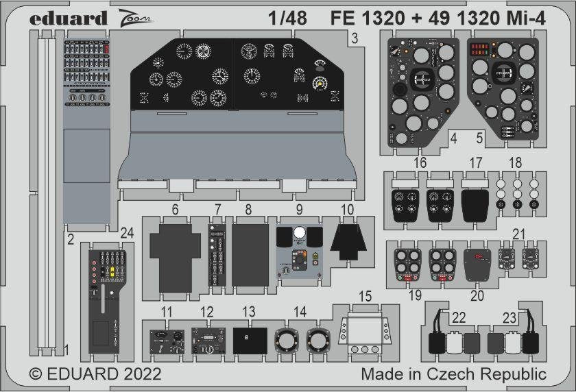 Eduard 491320 Mi-4 TRUMPETER 1/48 – image 2