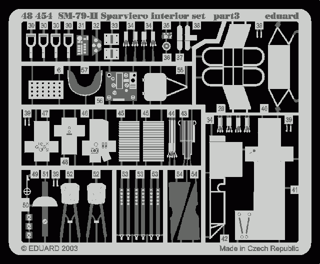 Eduard BIG4811 SM 79 SPARVIERO 1/48 TRUMPETER – image 7