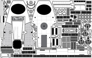 Pontos 22002F1 USS BB-63 Missouri 1945 Detail Up Set (Without wooden deck) 1/200 – image 13