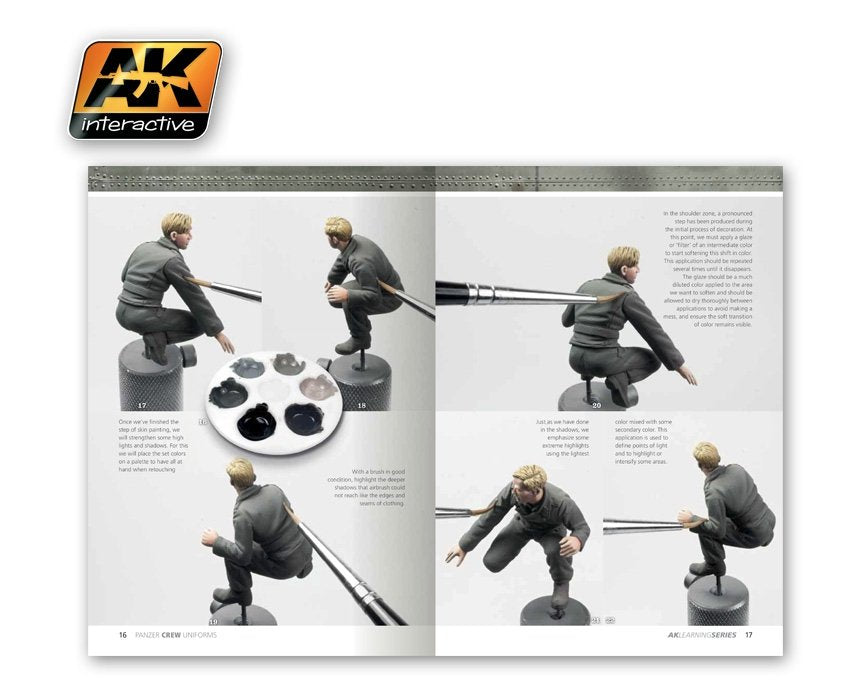 AK Interactive AK272 panzer crew uniforms painting guide l. series 02 – immagine 2