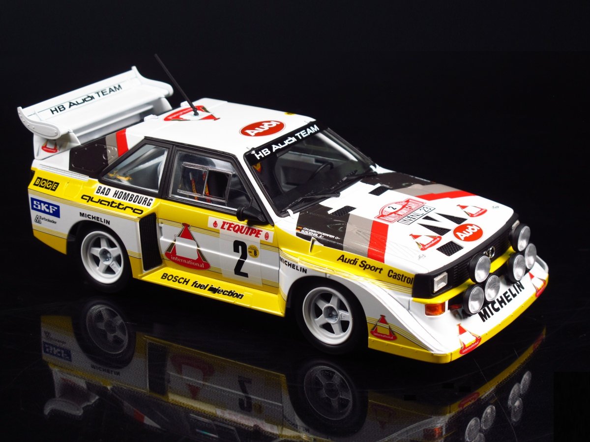 Beemax 24017 Audi Sport Quattro S1 [E2] 1986 Monte Carlo Rally Version 1/24 – immagine 2